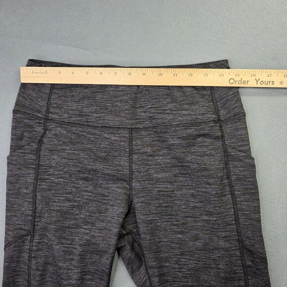 Soul Sky Pants Womens Large Gray High Rise Yoga Leggings Pockets Athletic Gym - Picture 9 of 11
